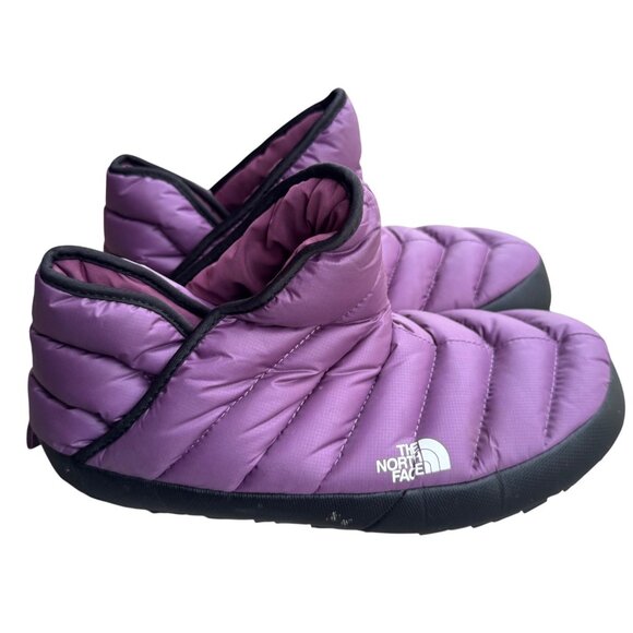 The North Face Women's Size 10 ThermoBall Traction Mule V Slippers Purple - Picture 1 of 10